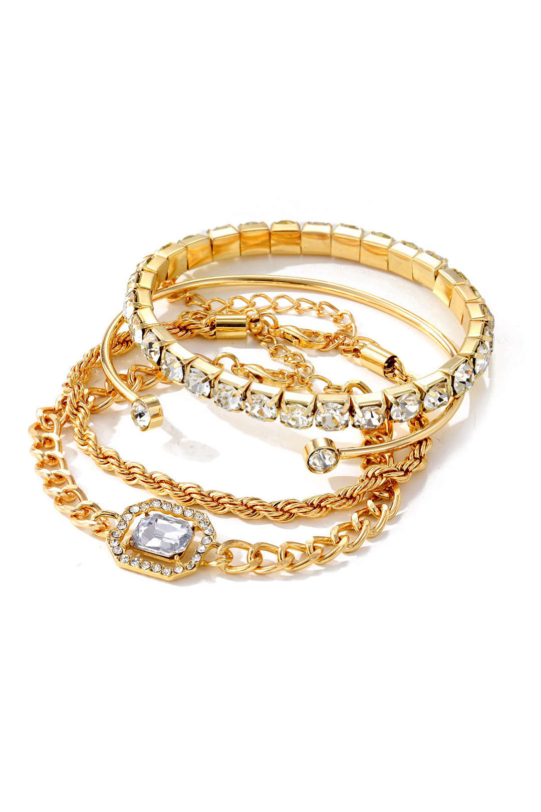 DAS ELEGANTE SET ARMBAND | GOLD